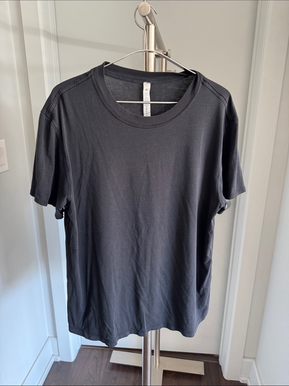 lululemon athletica Black Short Sleeve Crew Tee